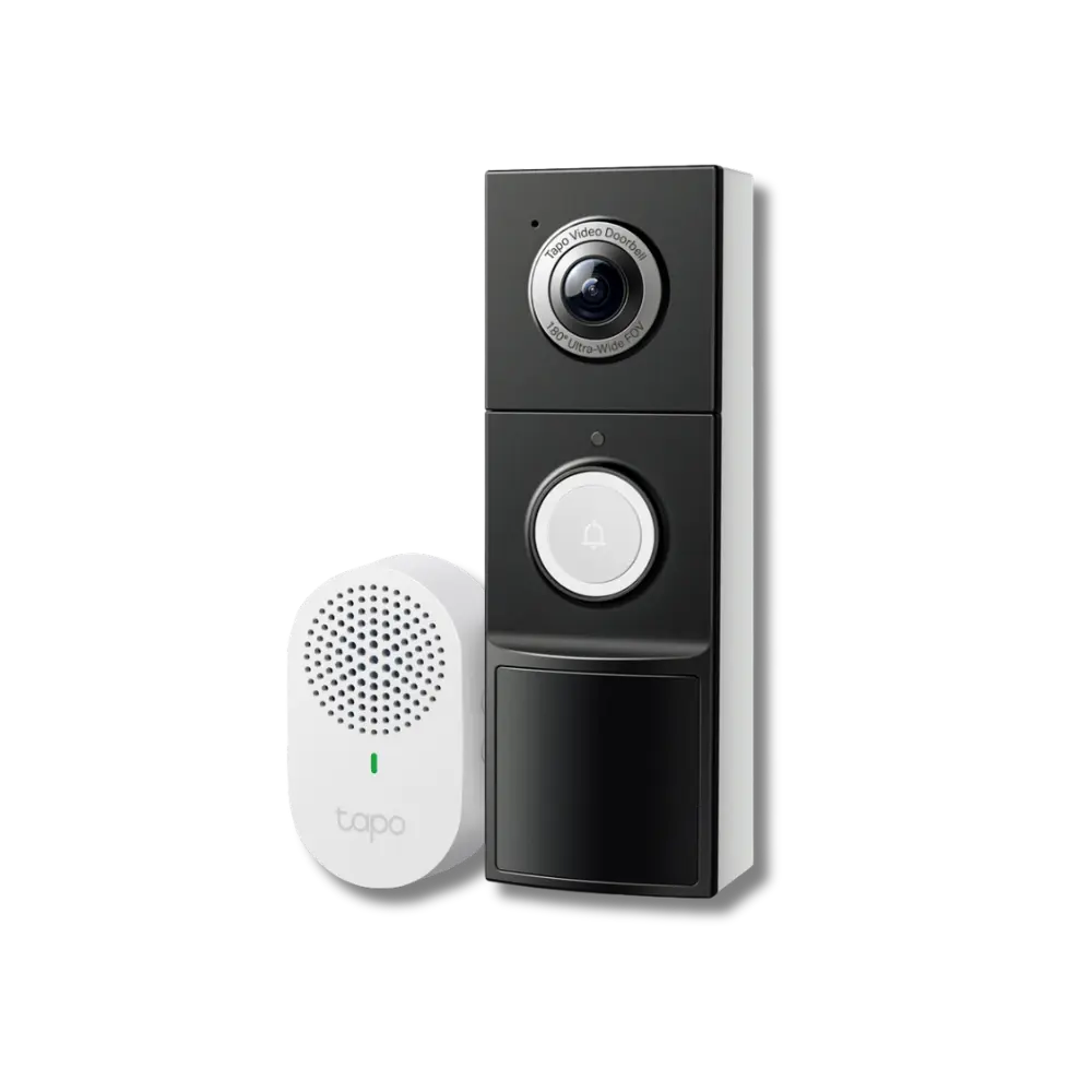 TP-Link Tapo D235 2K 5MP Battery & Wired Smart Video Doorbell with Wi-Fi Chime - متجر TT Tab للتقنيات الحديثة