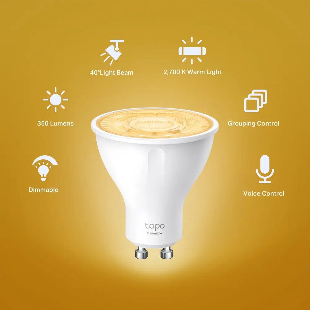 TP-Link Tapo L610 Smart Wi-Fi Spotlight Dimmable 1-Pack - للتقنيات الحديثة TT TAB متجر
