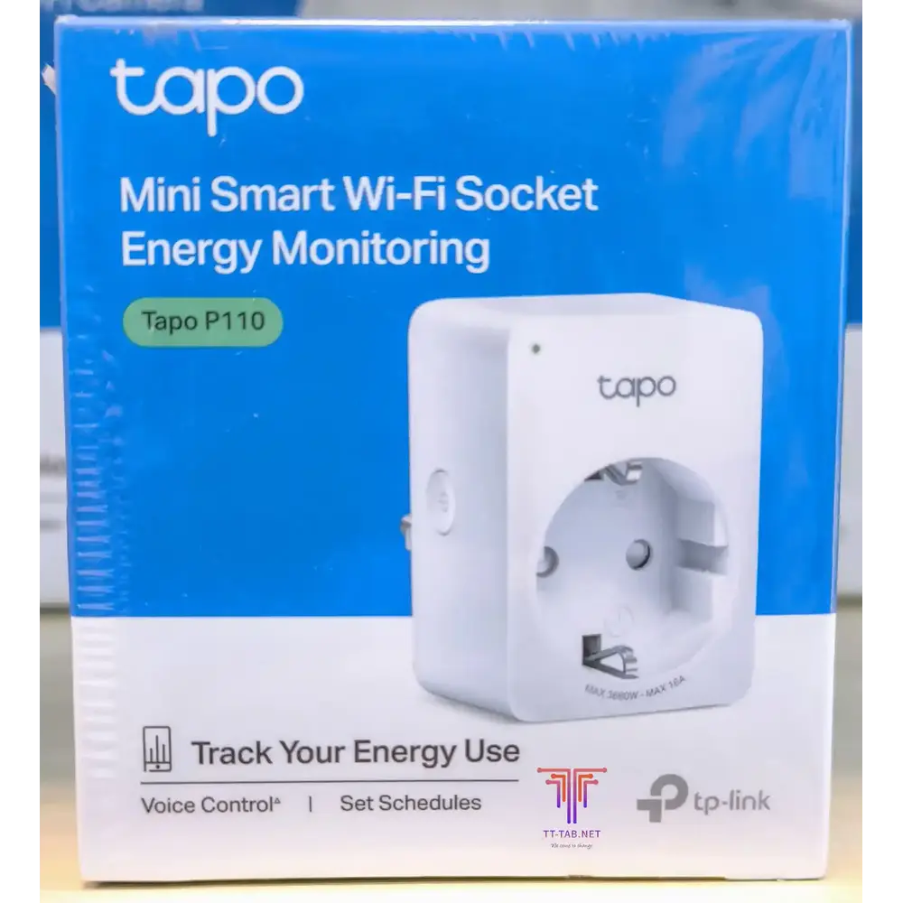 TP-Link Tapo P110 Mini Smart Wi-Fi Socket, Energy Monitoring - للتقنيات الحديثة TT TAB متجر