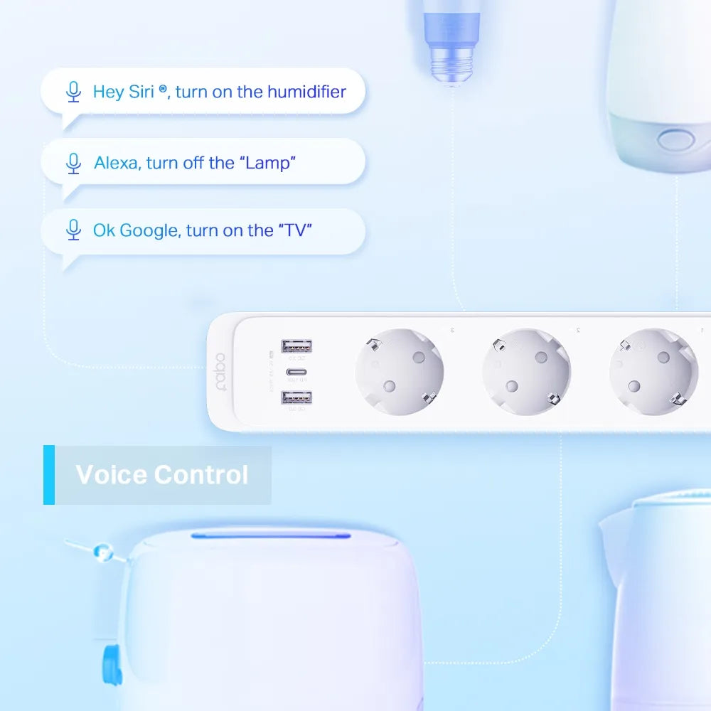 TP-Link Tapo P300 Smart Wi-Fi Power Strip - للتقنيات الحديثة TT TAB متجر