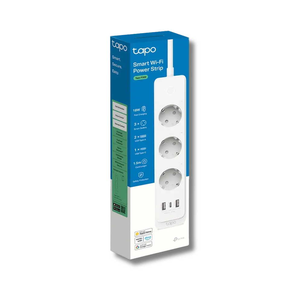 TP-Link Tapo P300 Smart Wi-Fi Power Strip - للتقنيات الحديثة TT TAB متجر