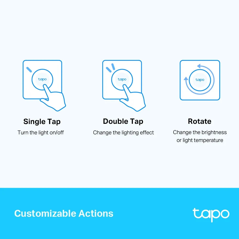 TP-Link Tapo S200D Smart Remote Dimmer Switch - للتقنيات الحديثة TT TAB متجر