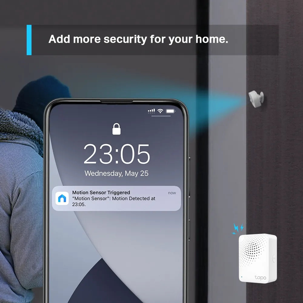TP-Link Tapo T100 Smart Motion Sensor - للتقنيات الحديثة TT TAB متجر