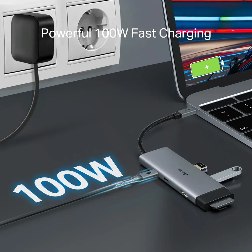 TP-Link UH7020C USB Type-C 7-in-1 Hub - متجر TT Tab للتقنيات الحديثة
