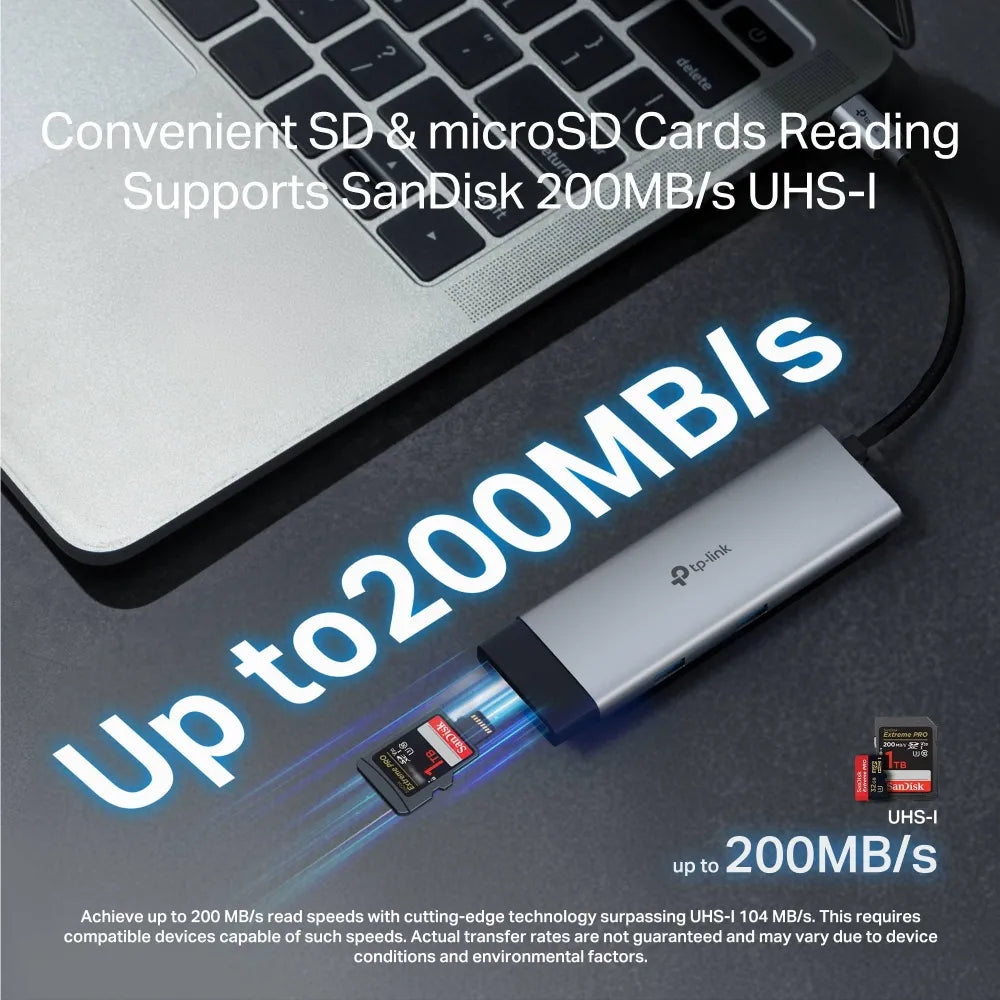 TP-Link UH7020C USB Type-C 7-in-1 Hub - متجر TT Tab للتقنيات الحديثة