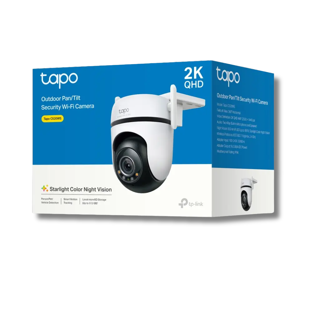TP-Link Tapo C520WS Outdoor Pan/Tilt Security Wi-Fi Camera - متجر TT Tab للتقنيات الحديثة