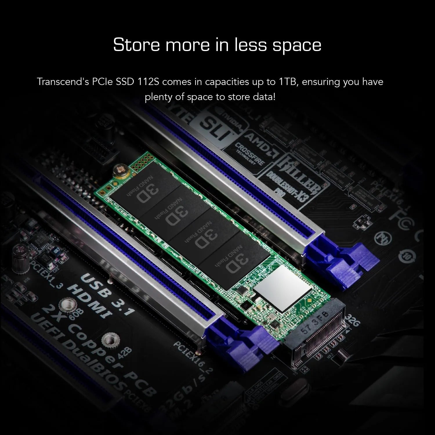 Transcend 112S SSD NVMe Gen4 - متجر TT Tab للتقنيات الحديثة