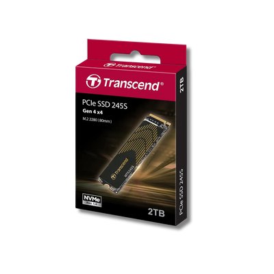 Transcend 245S SSD NVMe Gen4 with Graphene Heat-Spreading Sticker