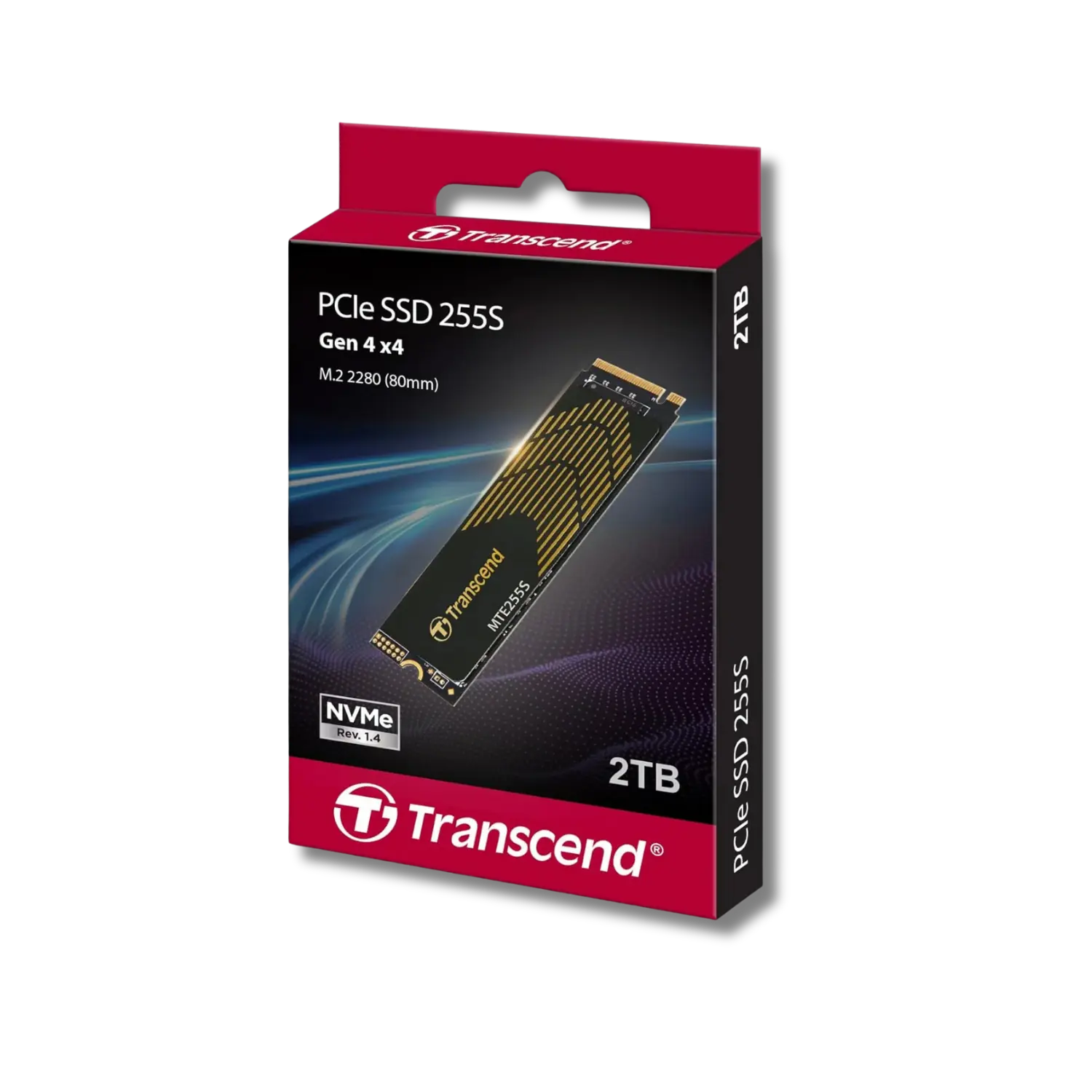 Transcend 255S SSD NVMe Gen4 with Graphene Heat-Spreading Sticker - متجر TT Tab للتقنيات الحديثة