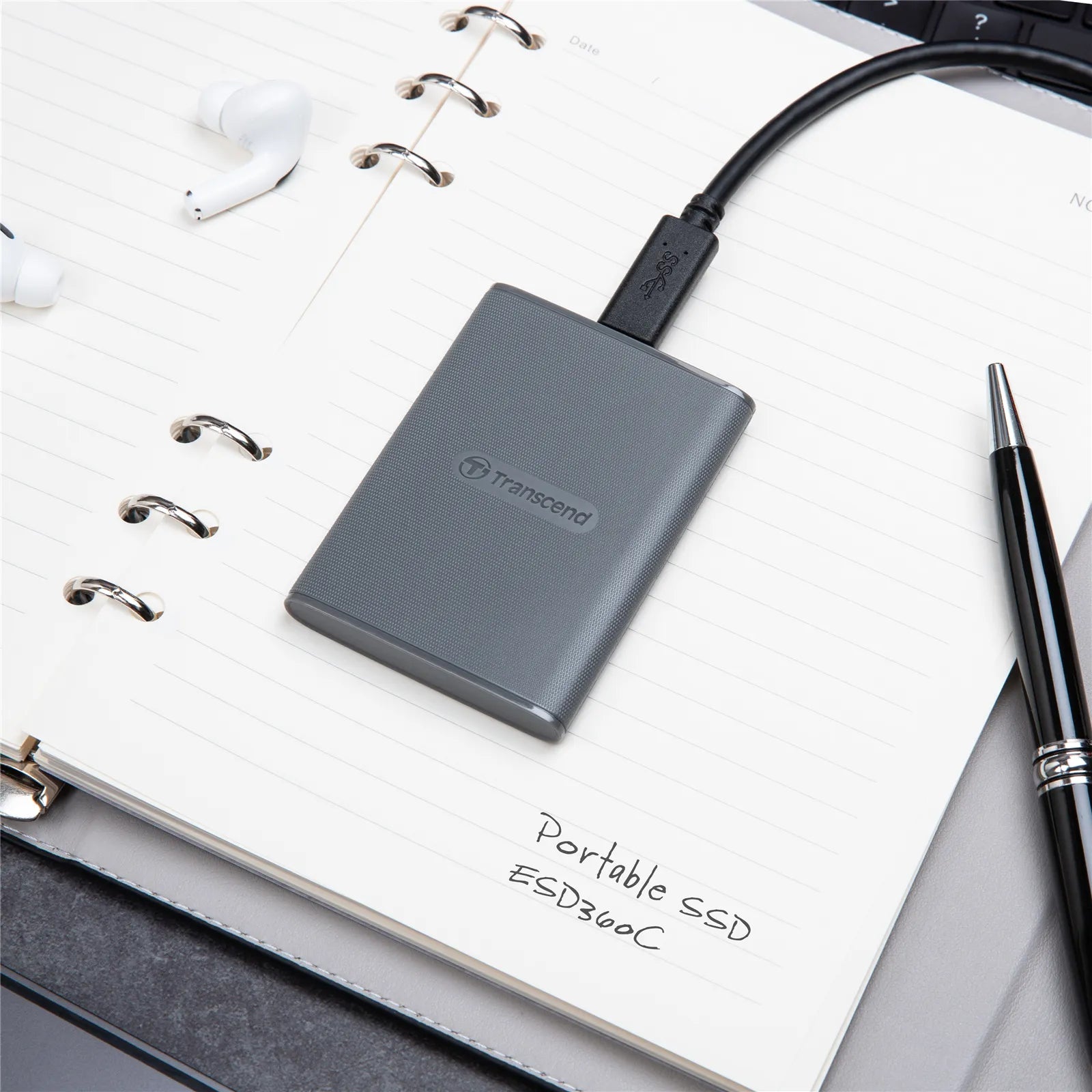 Transcend ESD360C Portable SSD Speed up to 2000MB/s - متجر TT Tab للتقنيات الحديثة