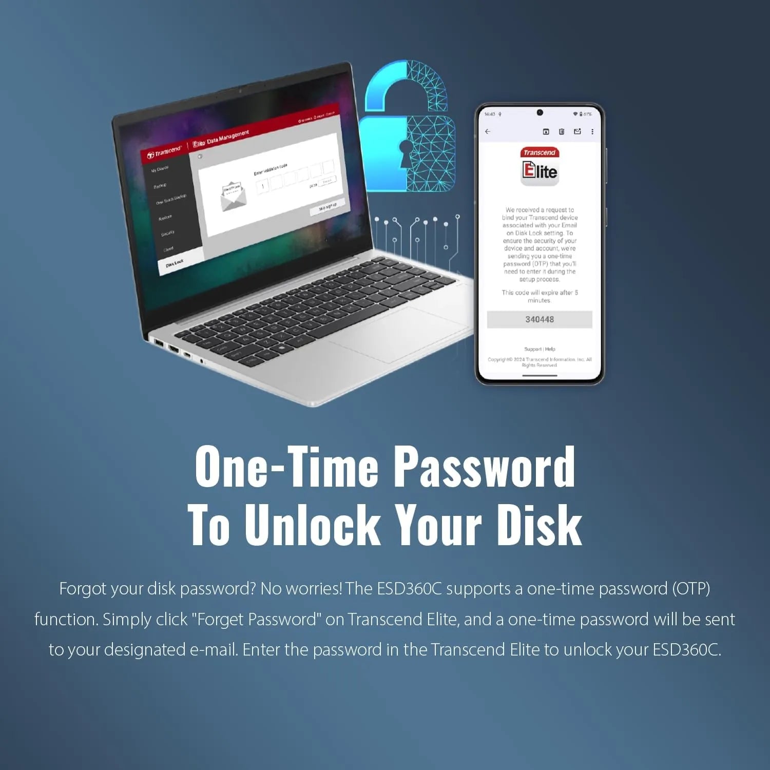 Transcend ESD360C Portable SSD Speed up to 2000MB/s - متجر TT Tab للتقنيات الحديثة