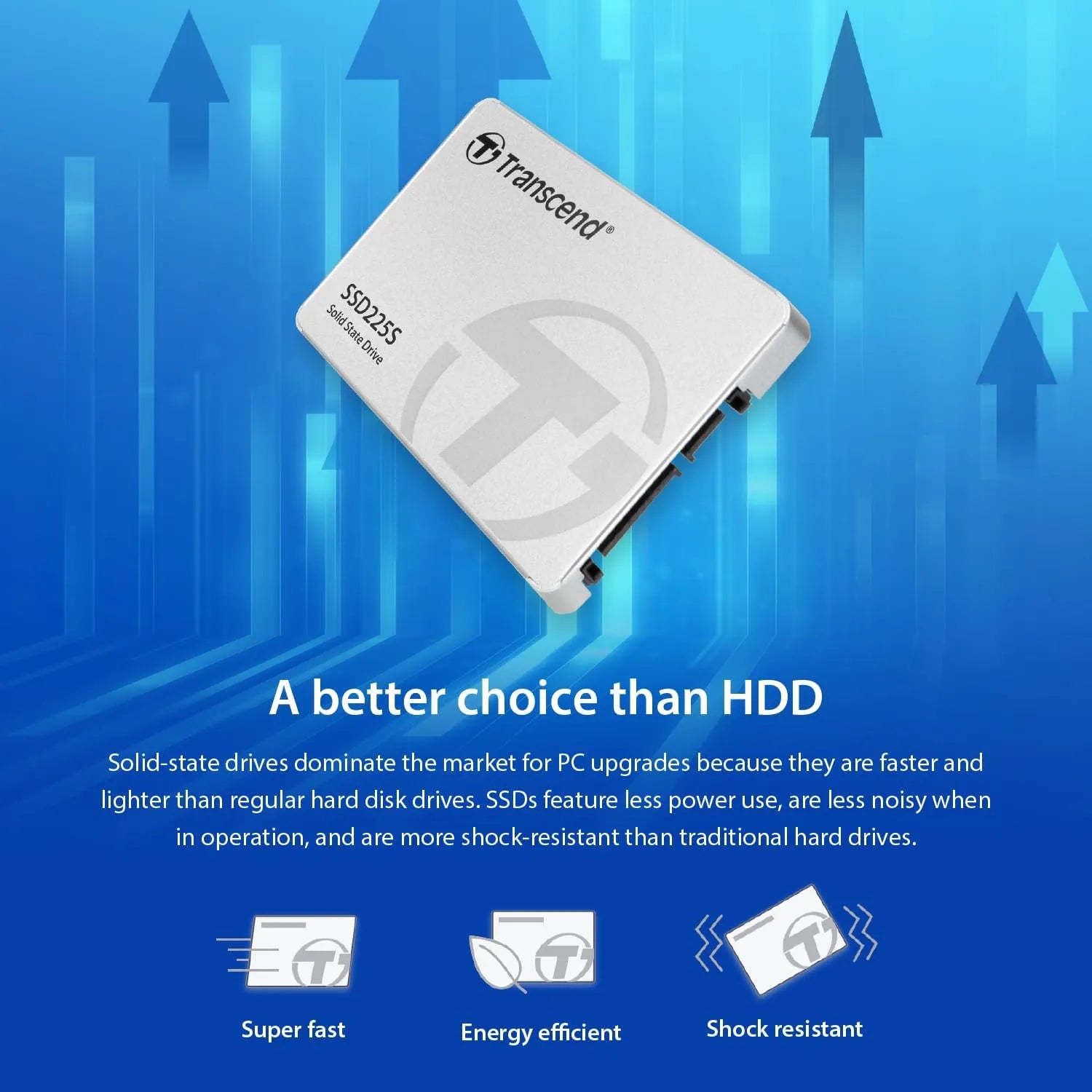 Transcend SSD225S SSD SATA 2.5 - متجر TT Tab للتقنيات الحديثة