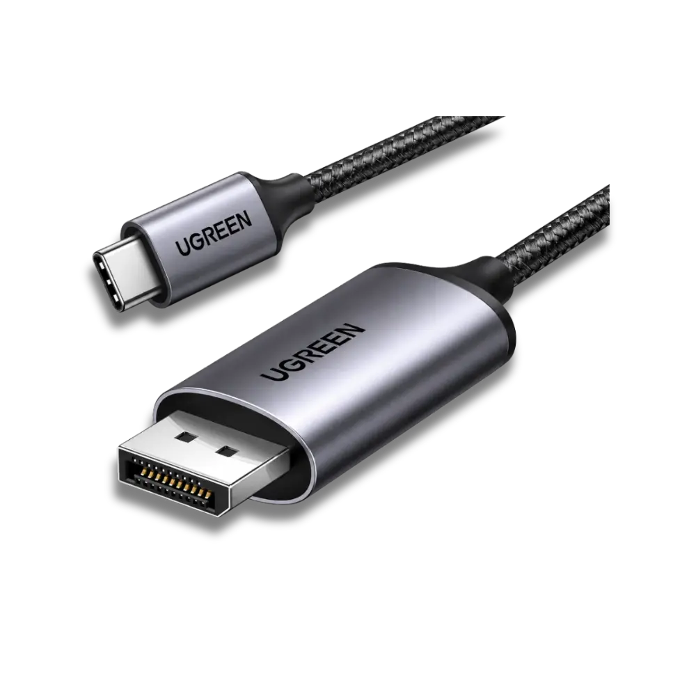 UGREEN USB-C to DisplayPort 2.1 Cable 16K@60Hz 80Gbps - متجر TT Tab للتقنيات الحديثة