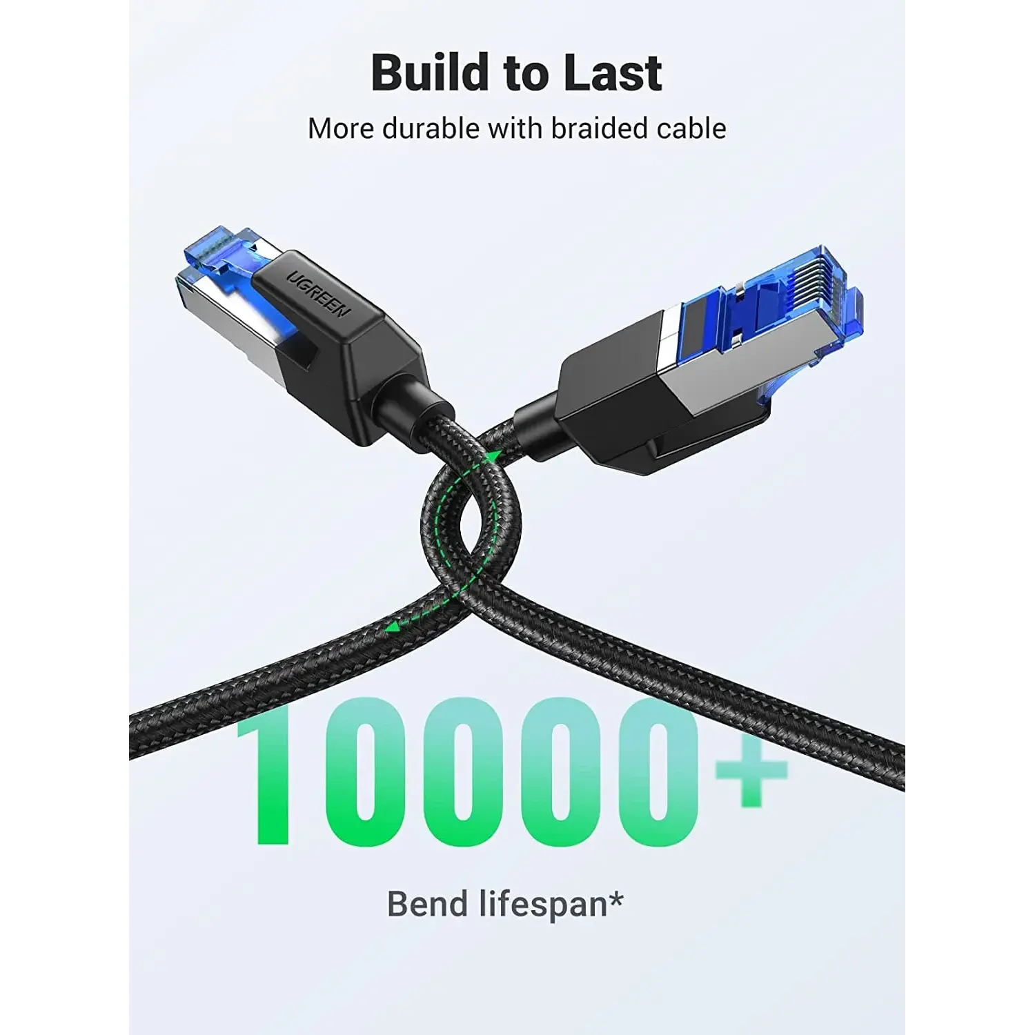UGREEN Cat 8 F/FTP 40Gbps 2000MHz Ethernet Cable  - متجر TT Tab للتقنيات الحديثة