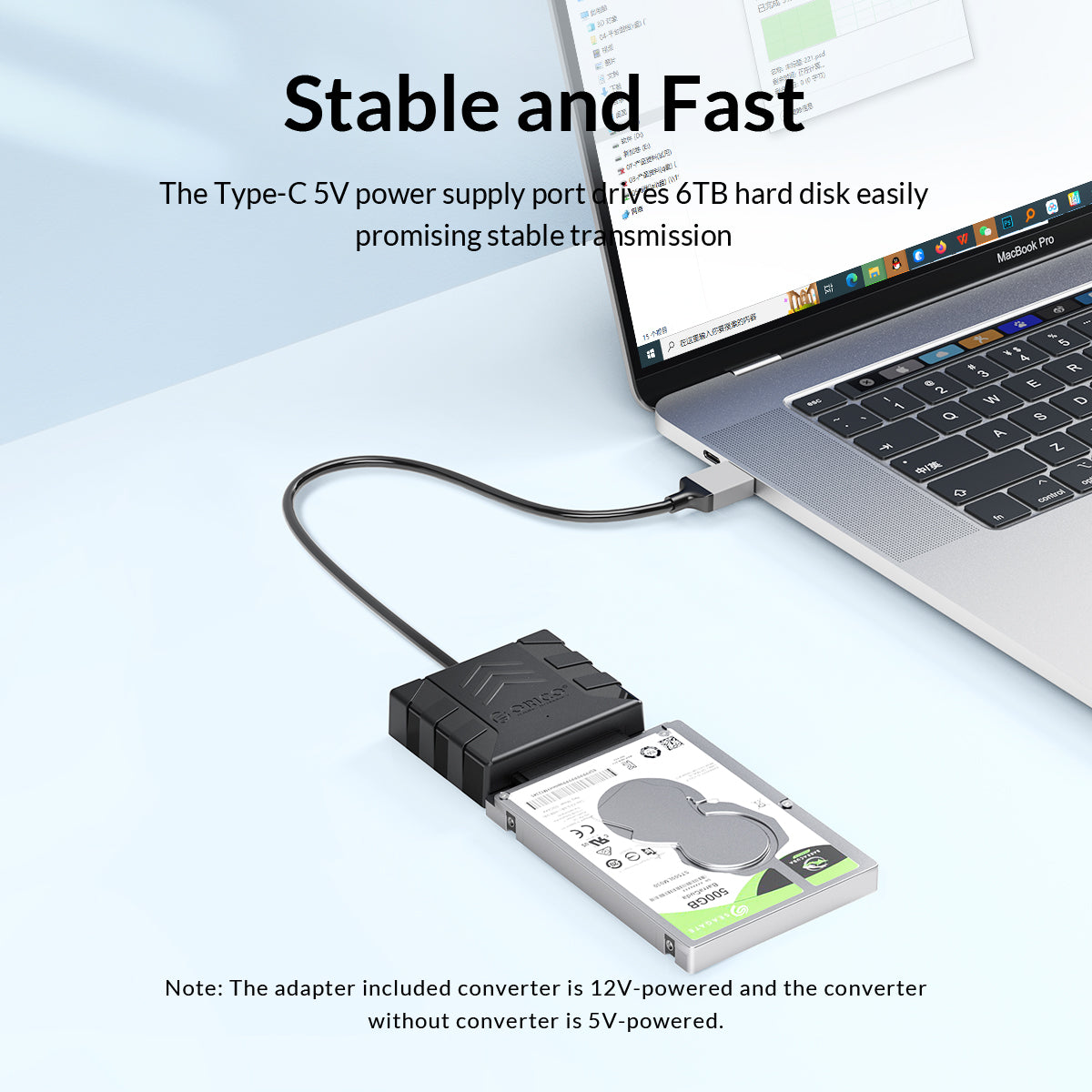 Orico UTS1-3CB-03 SATA to USB Type-C Adapter