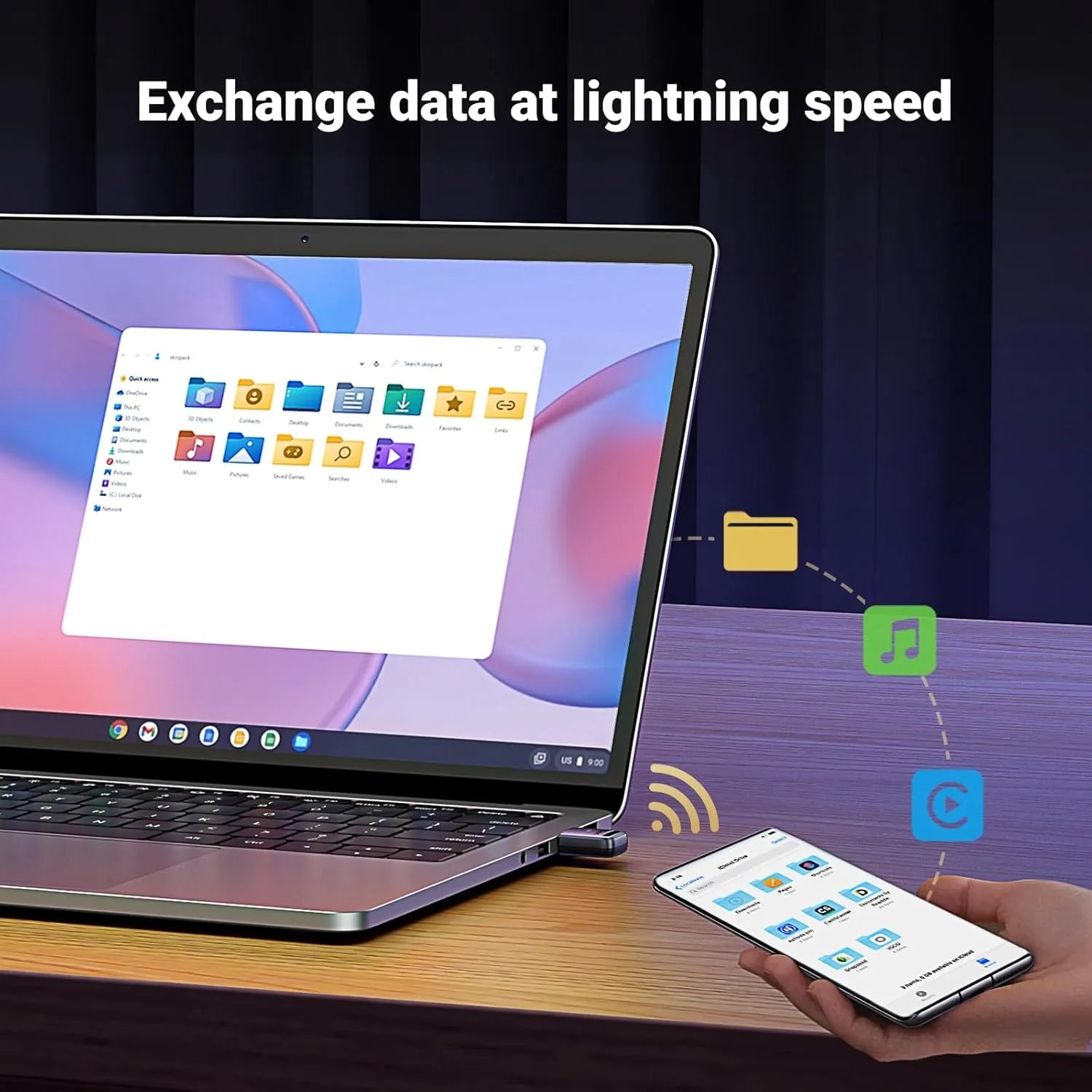Ugreen CM748 Bluetooth Adapter 5.4 - للتقنيات الحديثة TT TAB متجر