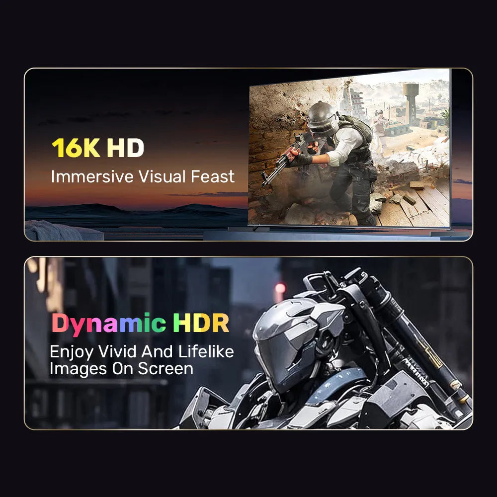 Unitek C1626GY01 Gaming 8K@120Hz DisplayPort 2.1 Cable