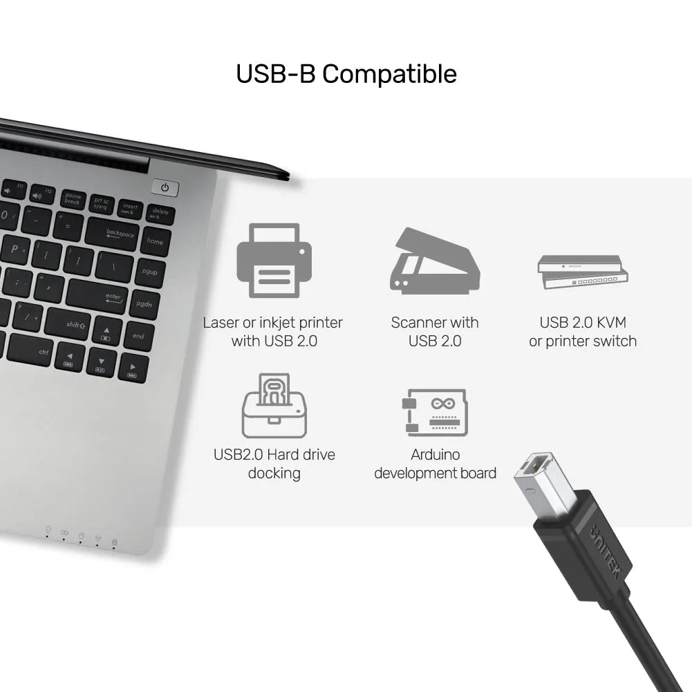 Unitek USB-A 2.0 to USB-B Cable