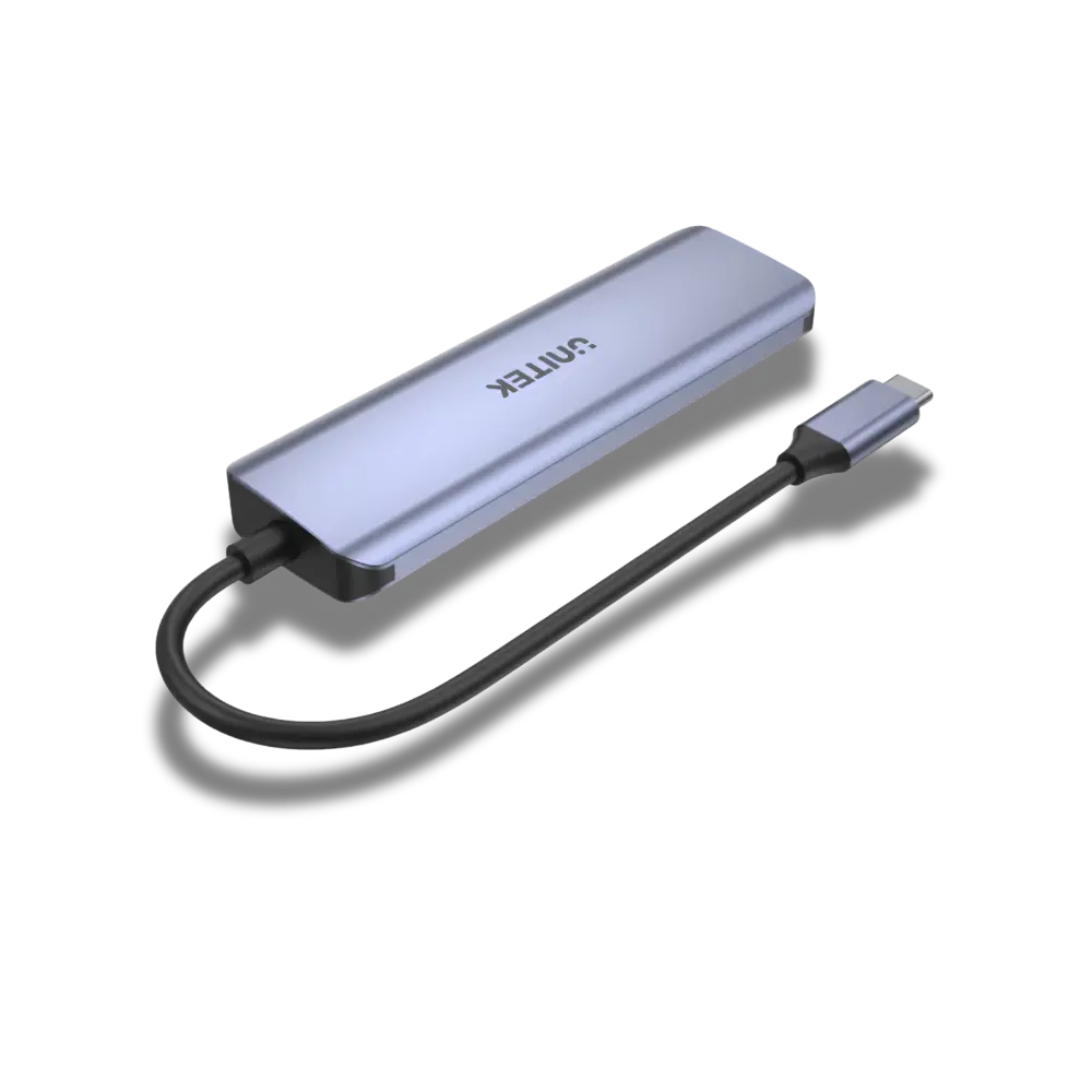 Unitek H1107K uHUB Q4 Next 4-Ports USB-C Hub - متجر TT Tab للتقنيات الحديثة