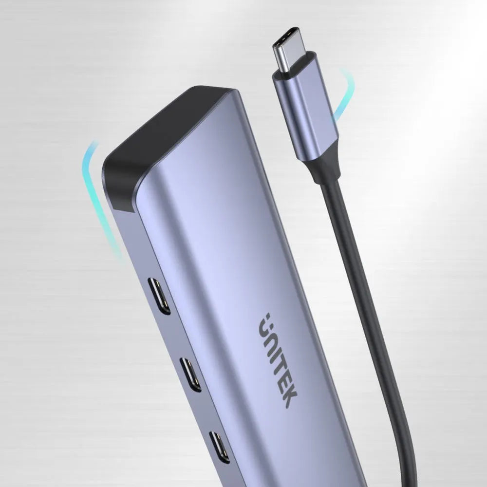 Unitek H1107K uHUB Q4 Next 4-Ports USB-C Hub - متجر TT Tab للتقنيات الحديثة