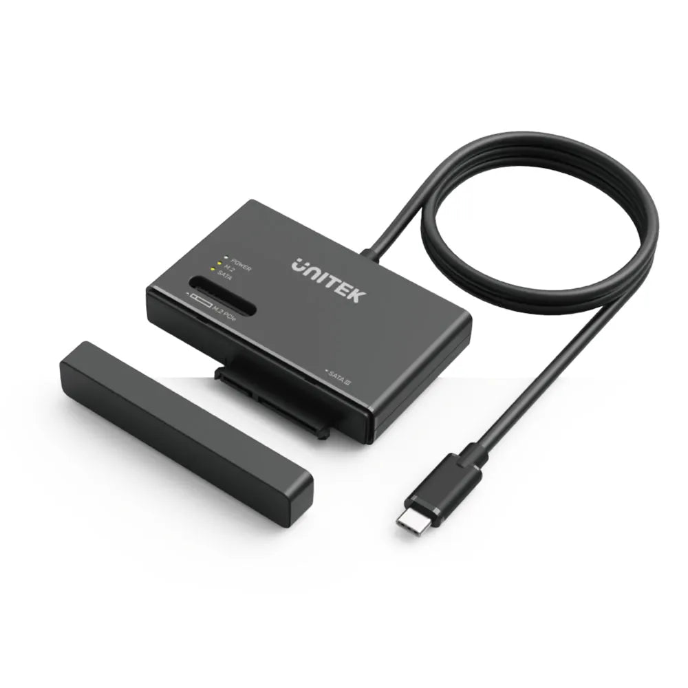 Unitek S1232A01 SSD M.2 NVMe and SATA 2.5/3.5 Enclosure Adapter - متجر TT Tab للتقنيات الحديثة