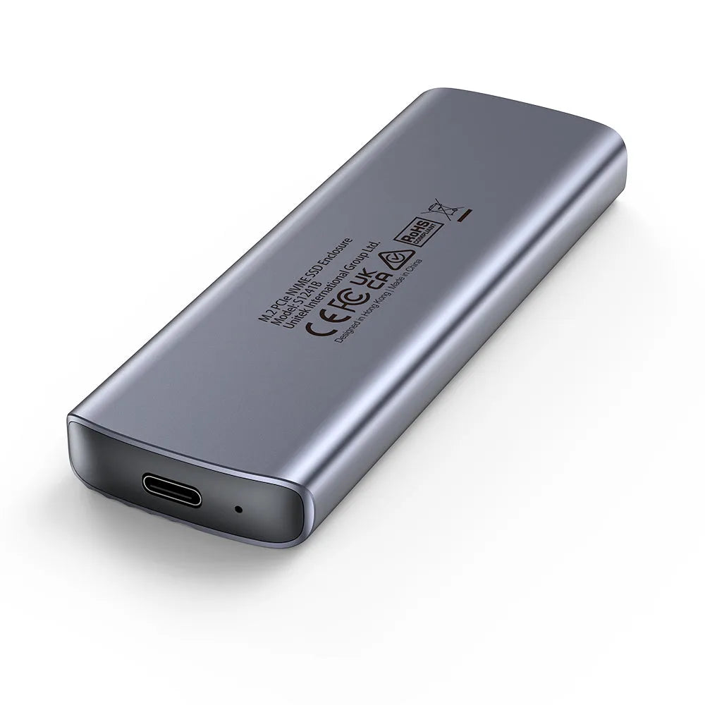 Unitek S1241B01 M.2 PCIe NVMe SSD Enclosure Support up to 8TB - للتقنيات الحديثة TT TAB متجر