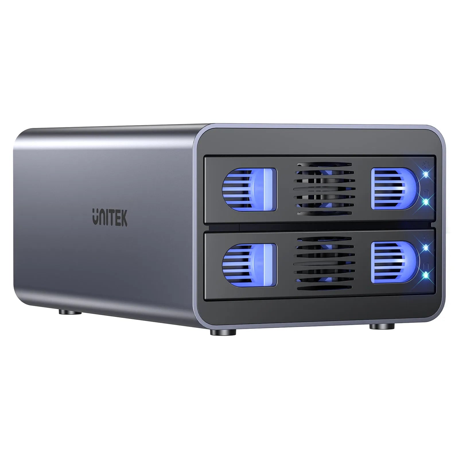 Unitek S1308C 2 Bay USB-C RAID External Hard Drive Enclosure