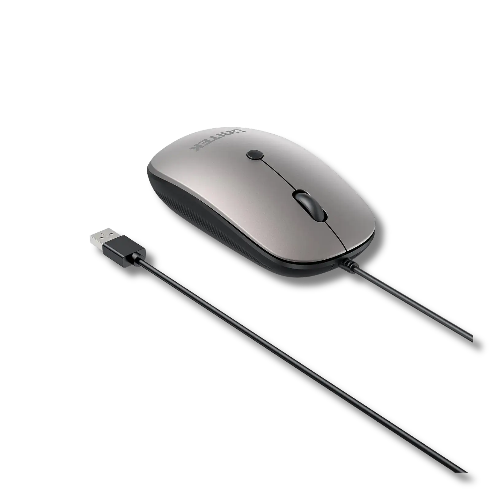 Unitek SlimTrack Wired Optical Mouse with Quiet Clicks - متجر TT Tab للتقنيات الحديثة