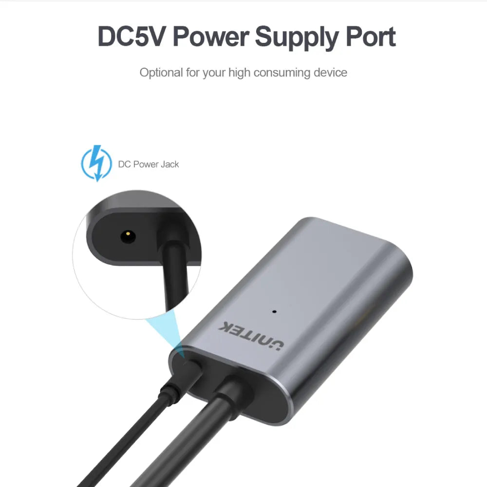 Unitek USB-A to USB-A 3.0 Active Extension Cable - متجر TT Tab للتقنيات الحديثة - متجر TT Tab للتقنيات الحديثة
