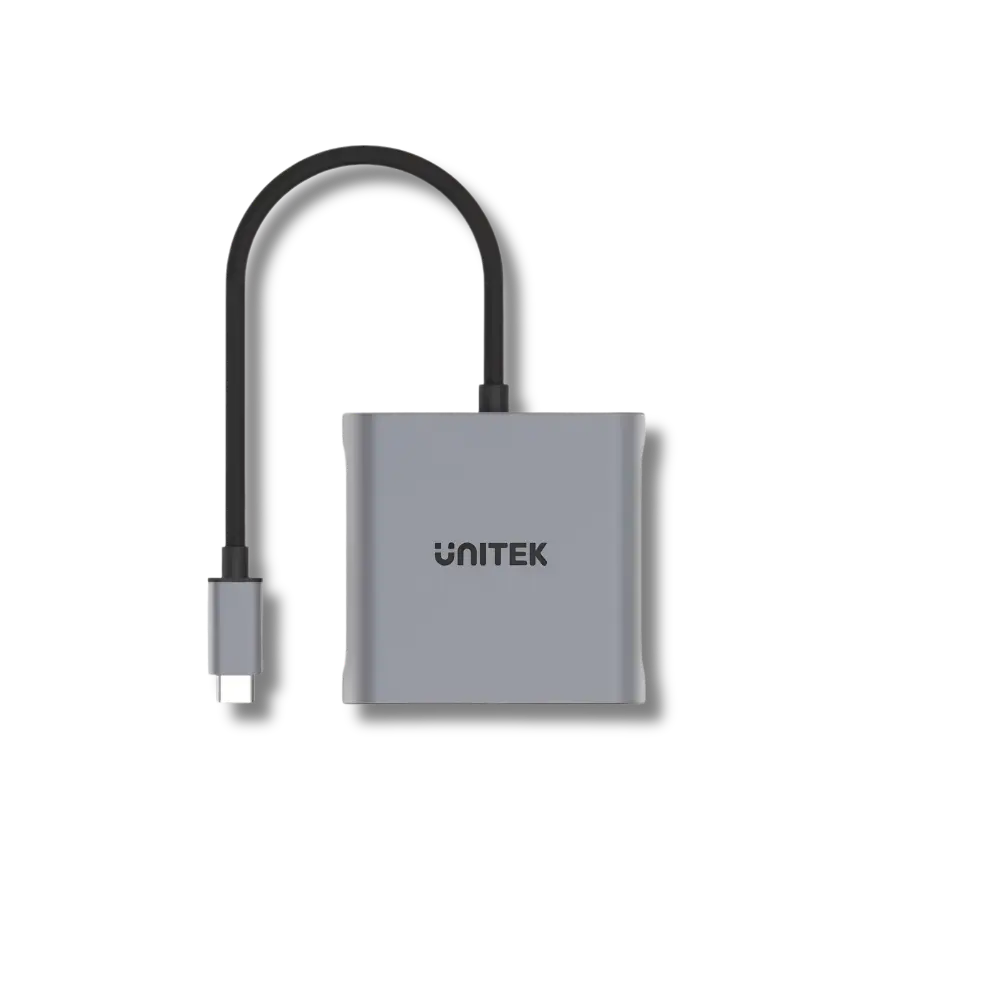 Unitek V1404A USB-C to Dual DisplayPort Adapter - متجر TT Tab للتقنيات الحديثة