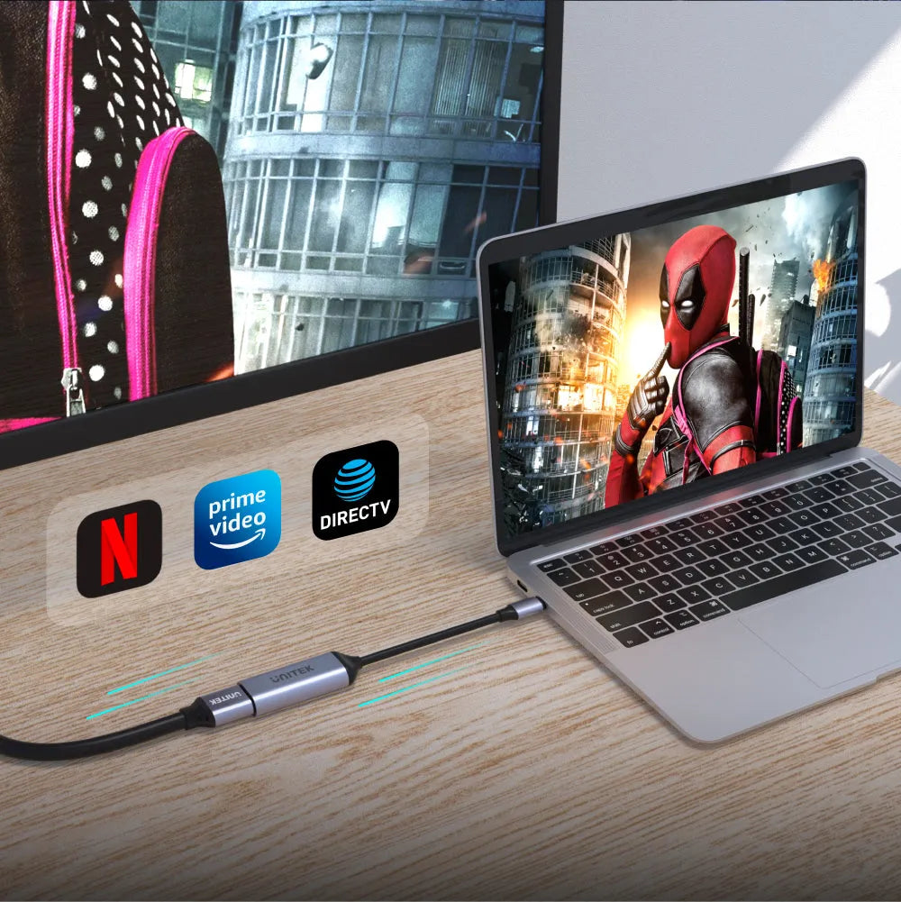 Unitek V1416B 8K USB-C to HDMI 2.1 Adapter With HDCP2.3 - متجر TT Tab للتقنيات الحديثة