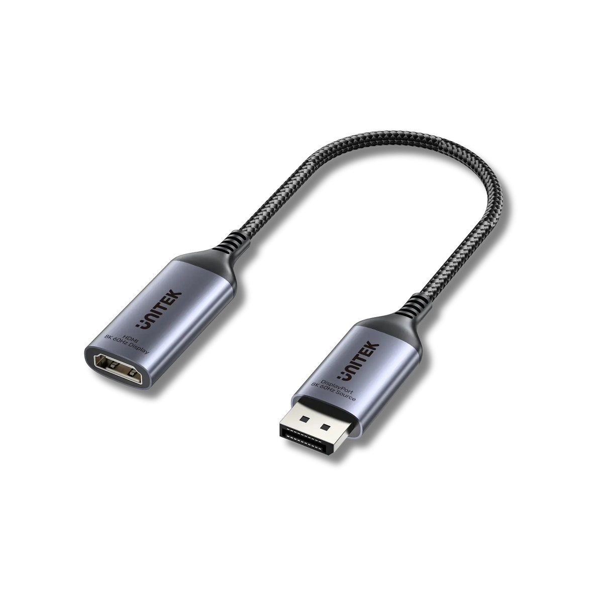 Unitek V1611A01 DisplayPort 1.4 to HDMI 2.1 Adapter 8K@60Hz / 4K@120Hz - متجر TT Tab للتقنيات الحديثة