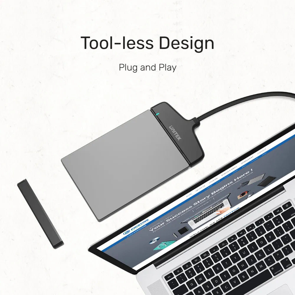 Unitek Y-1096 SmartLink Manta USB 3.0 to 2.5 SATA III Adapter - للتقنيات الحديثة TT TAB متجر