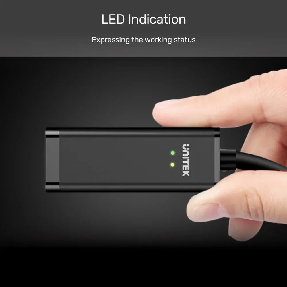 Unitek Y-3470 USB 3.0 to Gigabit Ethernet Adapter - متجر TT Tab للتقنيات الحديثة