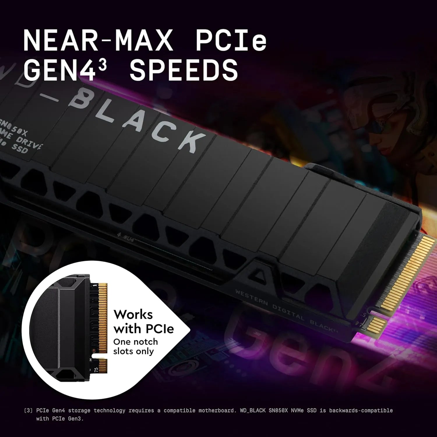 WD BLACK SN850X with Heatsink SSD NVMe Gen4 Support PS5 - للتقنيات الحديثة TT TAB متجر