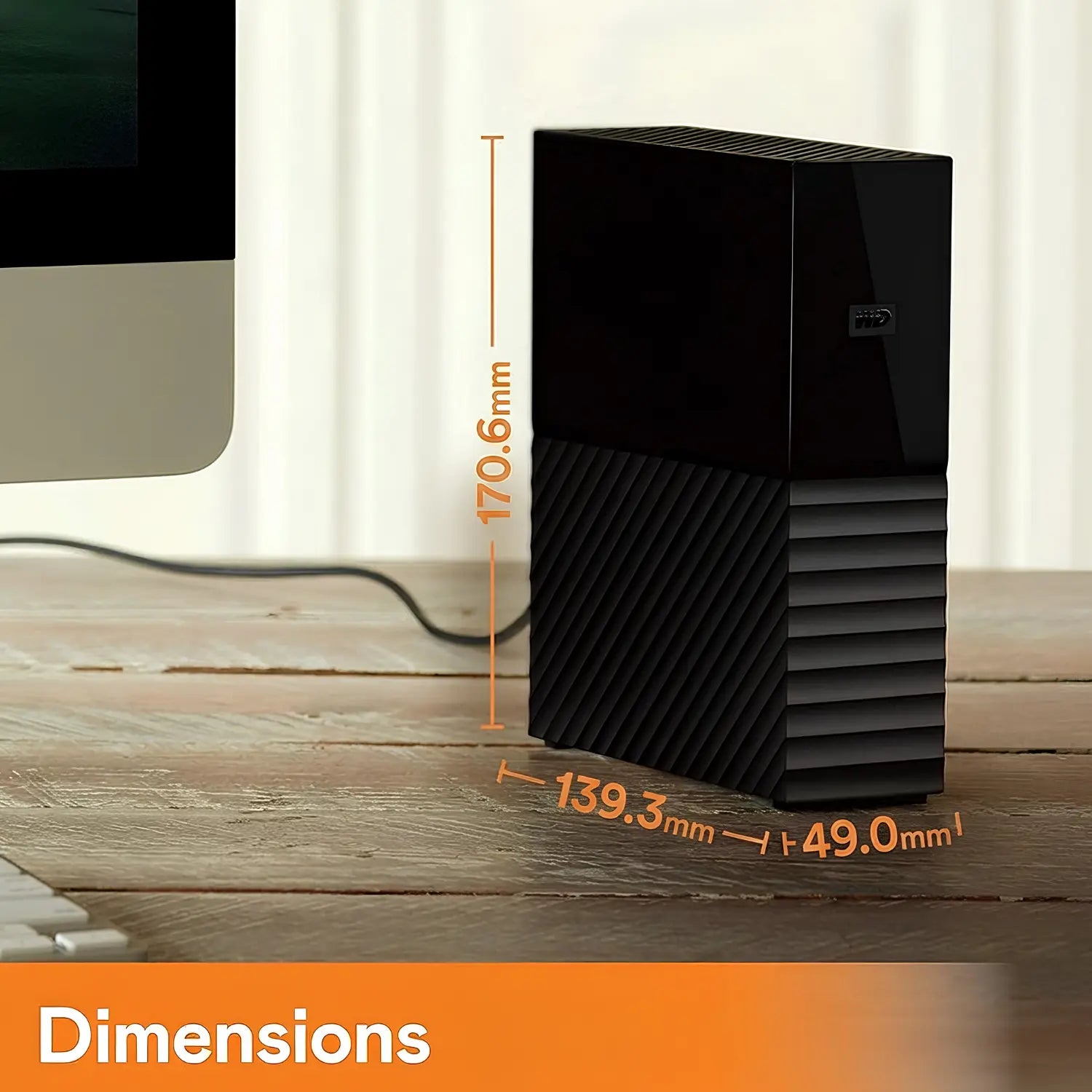 WD My Book External Desktop Drive HDD - للتقنيات الحديثة TT TAB متجر