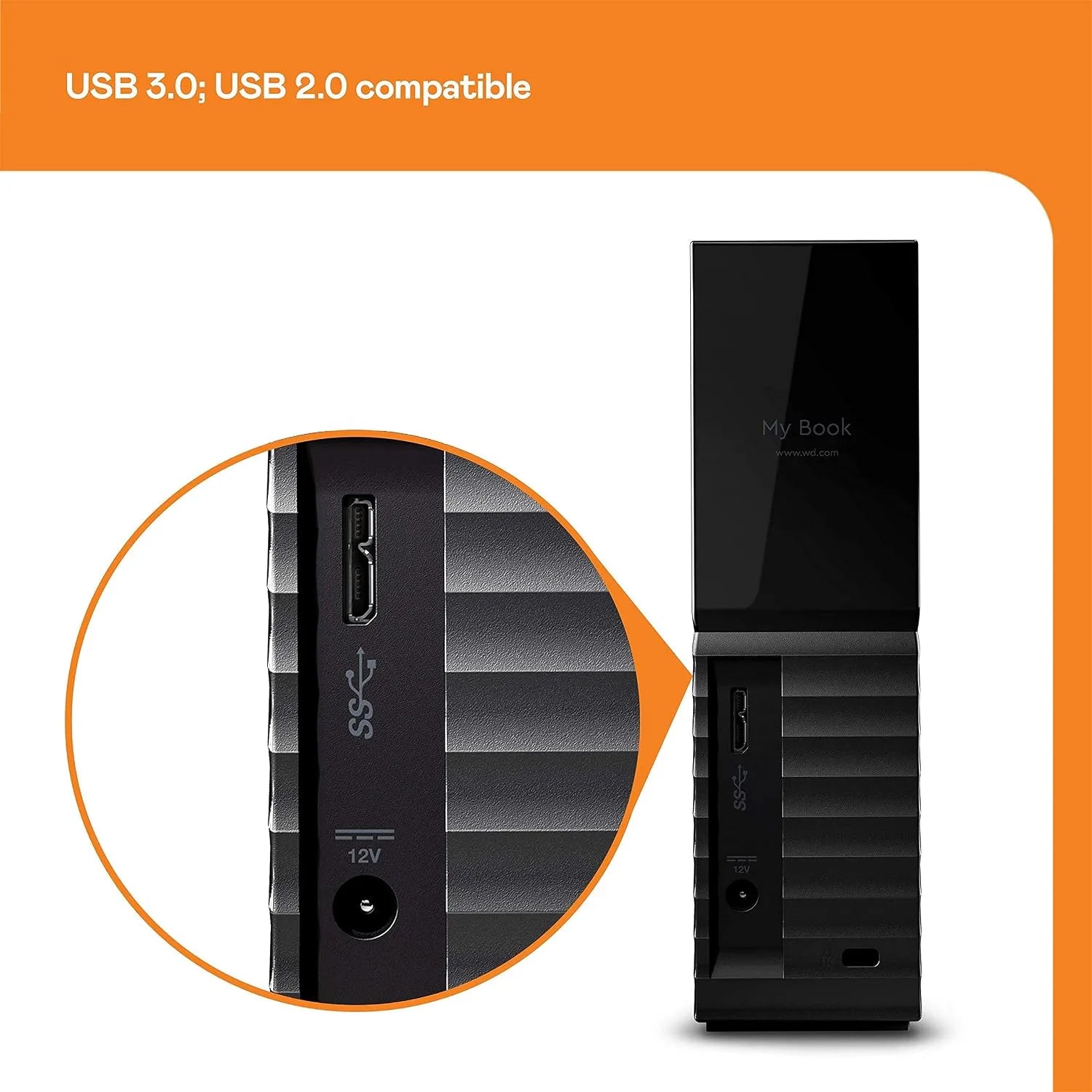 WD My Book External Desktop Drive HDD - للتقنيات الحديثة TT TAB متجر