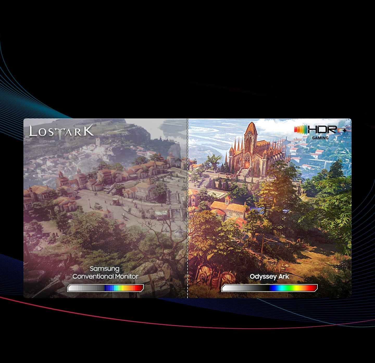 Samsung ARK 55 4K Curved 1ms 165Hz HDR2000