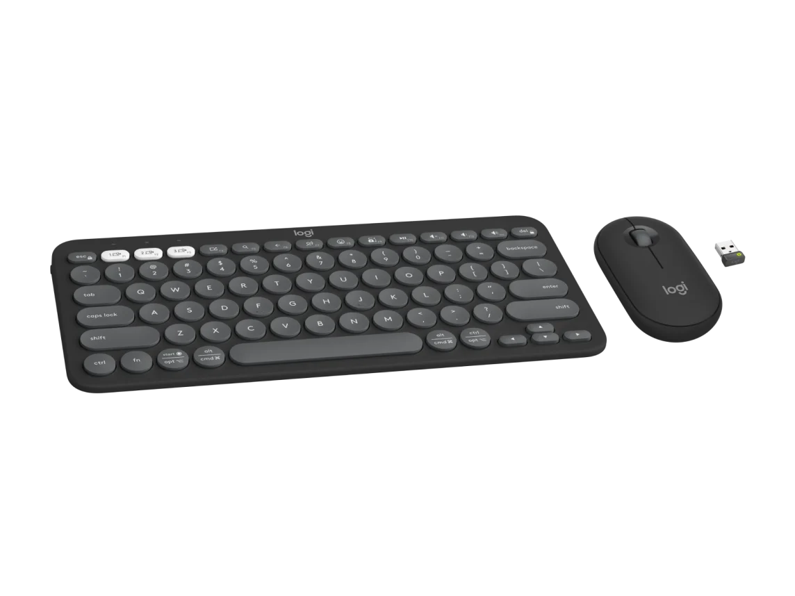 Logitech Pebble 2 Combo Wireless and Bluetooth Mouse and Keyboard