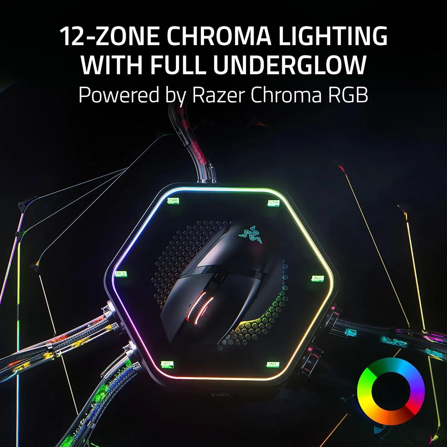 Razer Basilisk V3 Pro 35K Wireless Gaming Mouse with 11 Programmable Buttons and Tri-Mode Connection - متجر TT Tab للتقنيات الحديثة